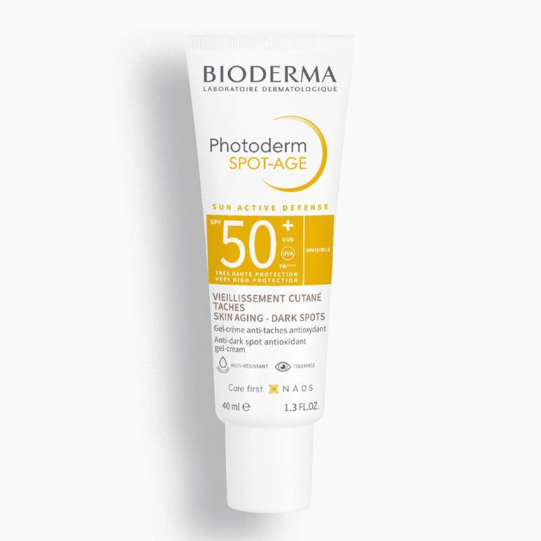 کرم ضد آفتاب و ضد لک بایودرما مدل فتودرم اسپات ایج SPF50