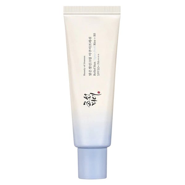 کرم ضد آفتاب بیوتی آف جوسان مدل آکوا فرش (Beauty of Joseon Relief Sun Aqua-fresh Rice + B5)