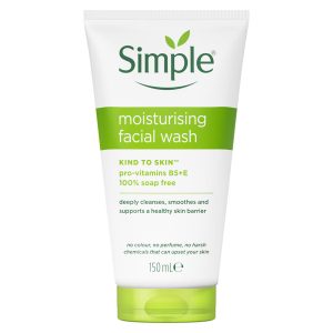 ژل شستشوی صورت سیمپل، مدل moisturising مناسب انواع پوست