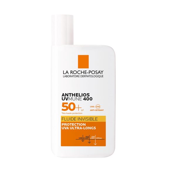 ضد آفتاب لاروش پوزای مدل فلوئید بی رنگ UVMune 400